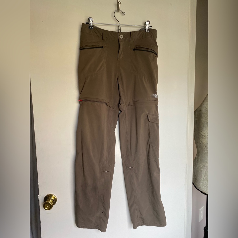 North face zip off pants
